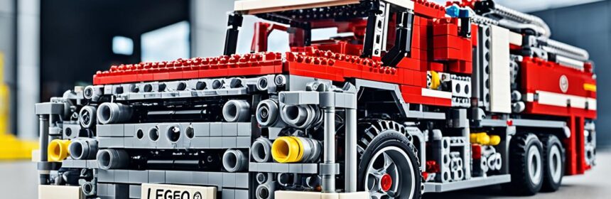 Lego Technic Großer Flughafen-Feuerwehrwagen Bausatz