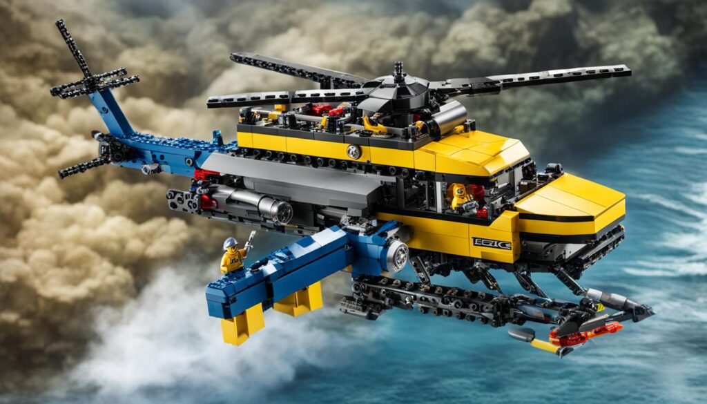 Lego Technic Ocean Explorer U-Boot und Hubschrauber