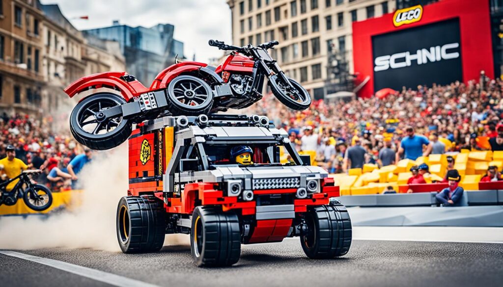 Lego Technic Stunt Show Truck und Bike Bausatz
