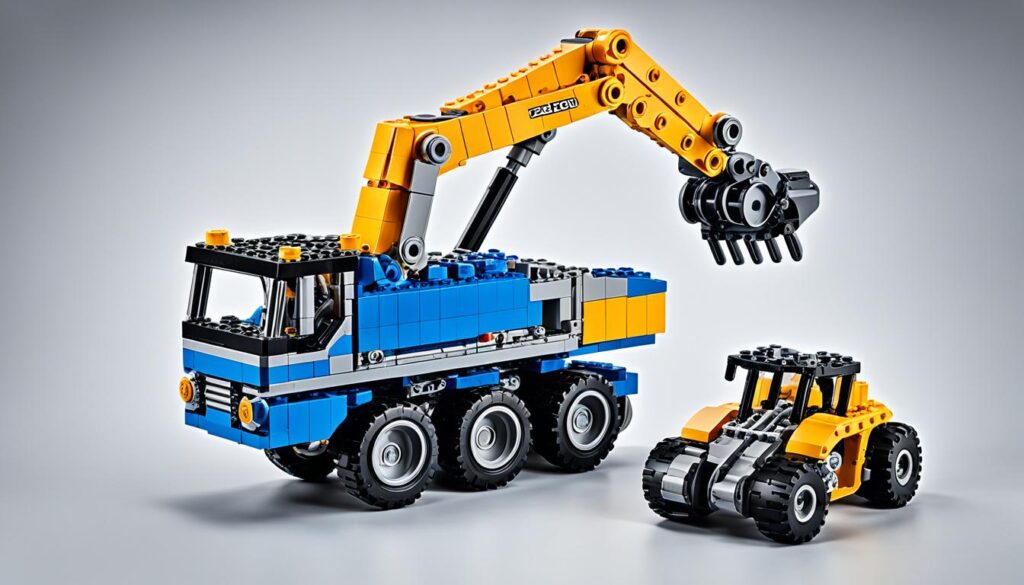 Umbaumöglichkeiten Lego Technic Schaufelradbagger
