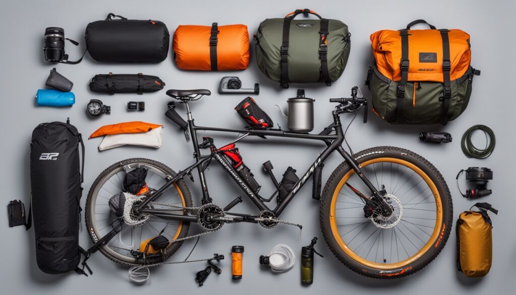 richtige Ausrüstung für Bikepacking